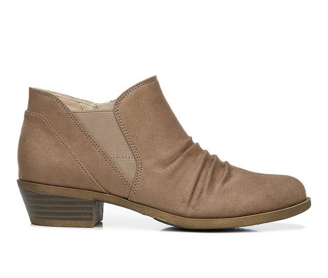 Women's LifeStride Aurora Booties in Mushroom color