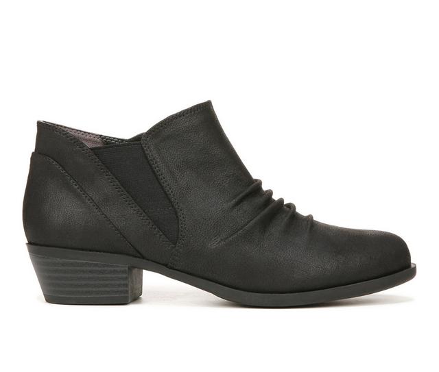 Women's LifeStride Aurora Booties in Black Smooth color