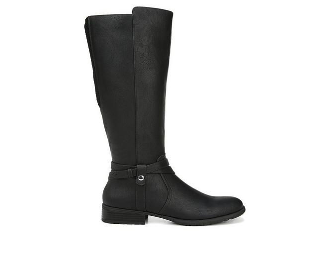 Women's LifeStride Xtrovert Water Resistant Riding Boots in Black color