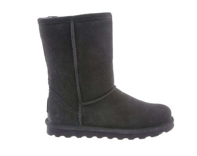 Women's Bearpaw Elle Short Winter Boots in Charcoal color