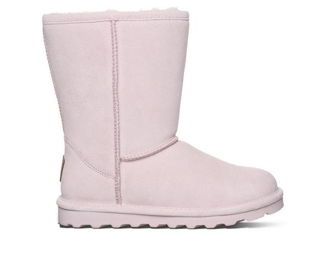 Women's Bearpaw Elle Short Winter Boots in Pale Pink color