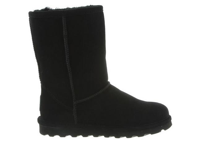 Women's Bearpaw Elle Short Winter Boots in Black color