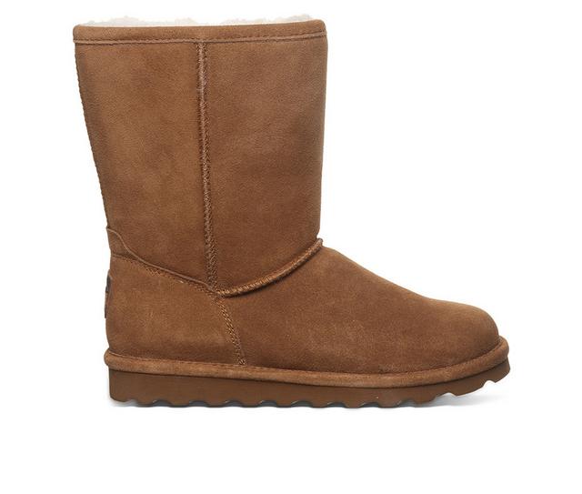 Women's Bearpaw Elle Short Winter Boots in Hickory color