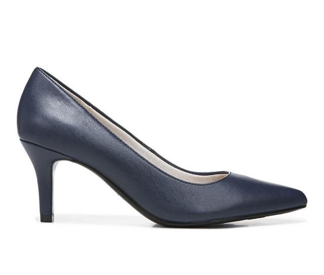 Women's LifeStride Sevyn Pumps in Navy Smooth color