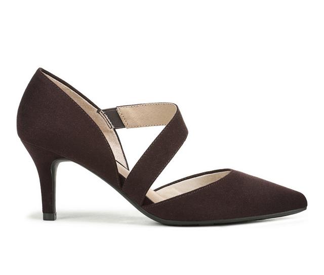 Women's LifeStride Suki Pumps in Dark Choco color