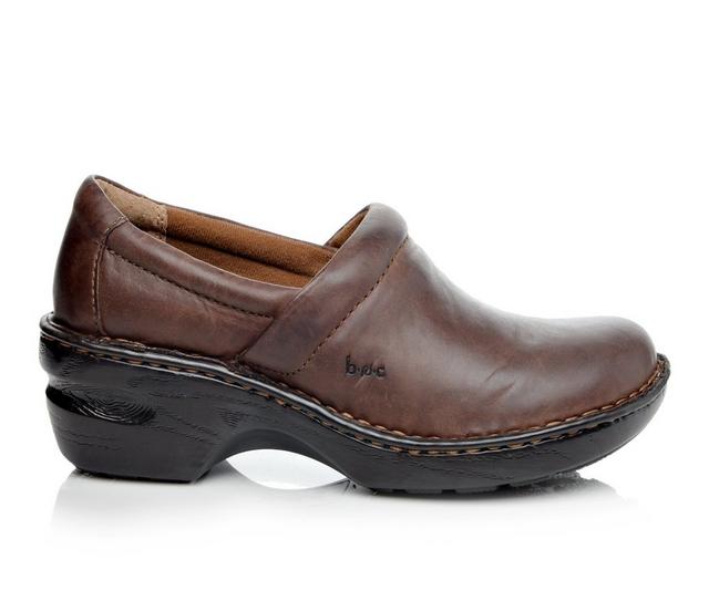 Women's BOC Peggy Clogs in Dark Brown Oil color