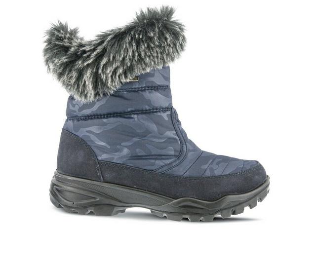 Women's Flexus Korine Winter Boots in Navy color