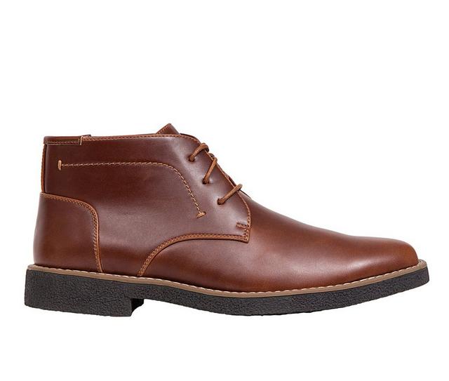 Men's Deer Stags Bangor Chukka Boots in Redwood/Dk Brwn color