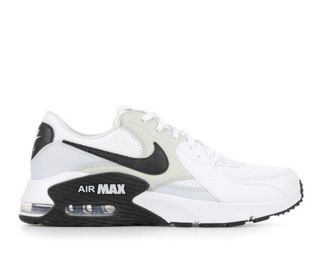 Men's Nike Air Max Excee Sneakers in Wht/Blk/Plt 100 color