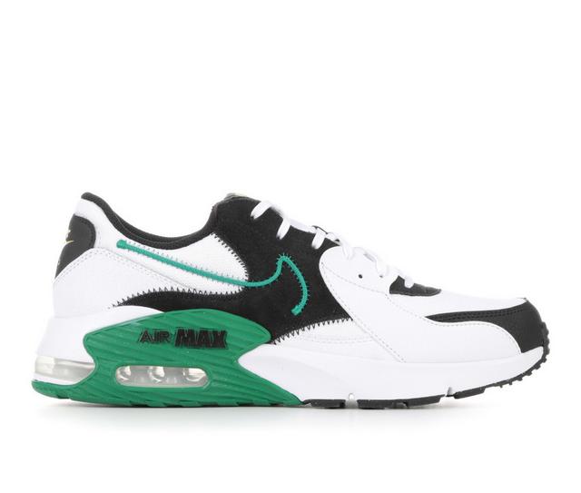 Men's Nike Air Max Excee Sneakers in Wht/Grn/Blk 102 color