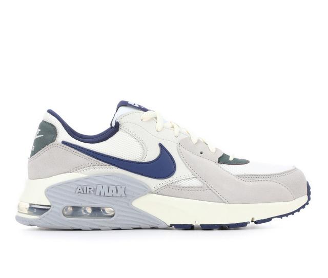 Men's Nike Air Max Excee Sneakers in Gry/Nvy/Plat133 color