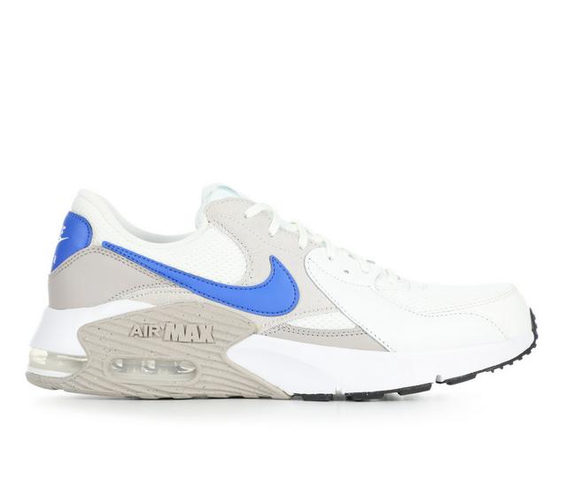 Men's Nike Air Max Excee Sneakers in White/Grey/Blue color