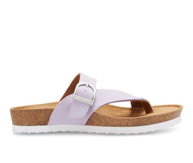 Women's Eastland Shauna Footbed Sandals in Lilac color