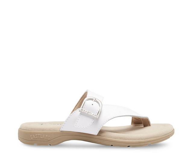 Women's Eastland Tahiti II Sandals in White color