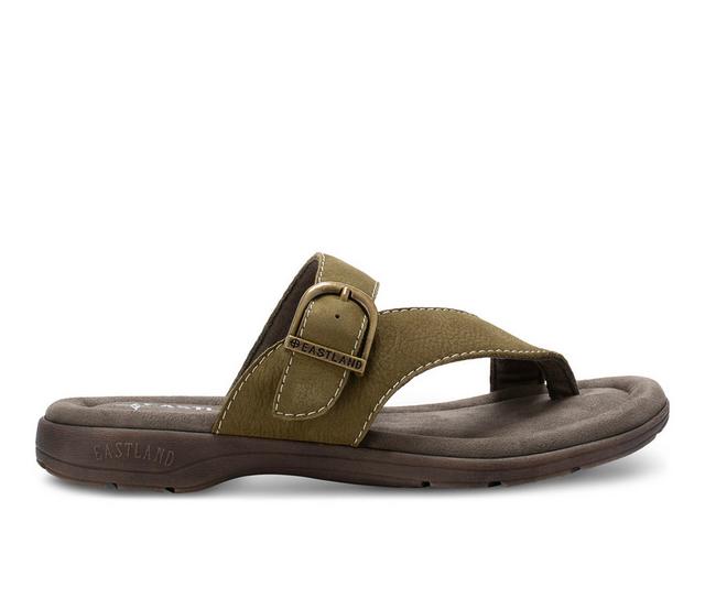 Women's Eastland Tahiti II Sandals in Olive color