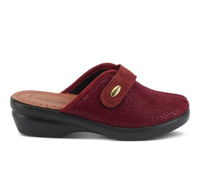 Women's Flexus Merula Mules in Bordeaux Multi color