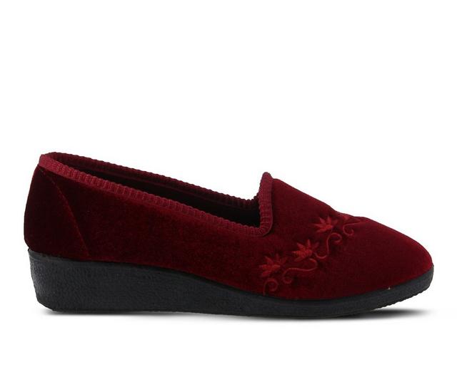 Flexus Jolly Slip-On Shoes in Bordeaux color