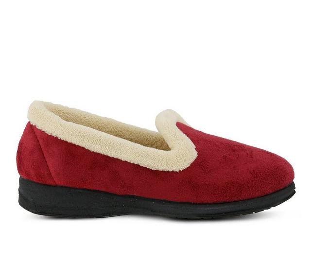 Flexus Isla Slippers in Bordeaux color