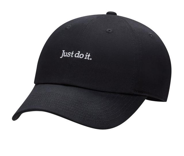 Nike JDI Washed Cap in White/Black M/L color
