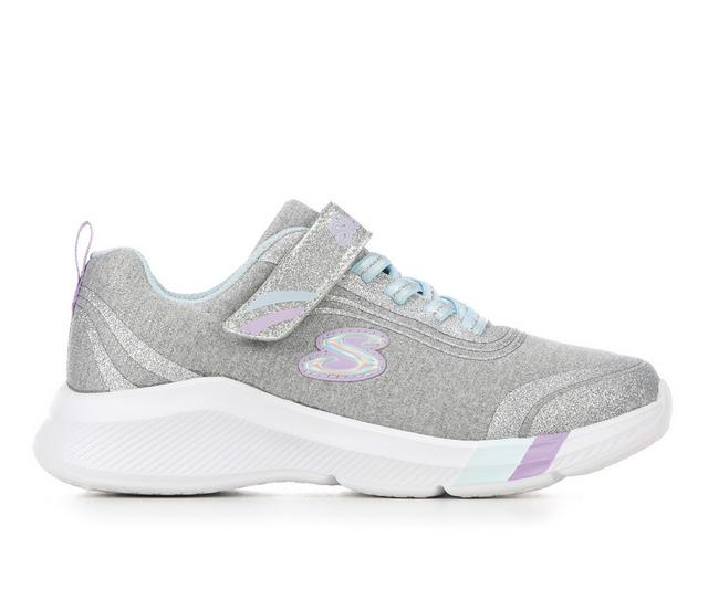 Girls' Skechers Little Kid & Big Kid Dreamy Lites Running Shoes in Grey color