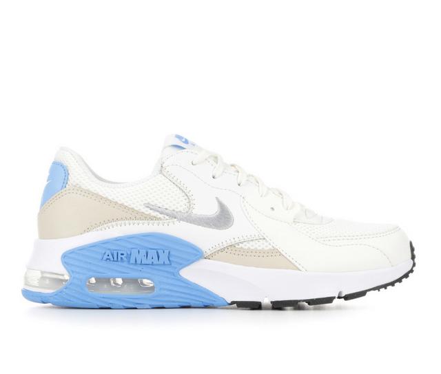 Women's Nike Air Max Excee Sneakers in White/Grey/Blue color