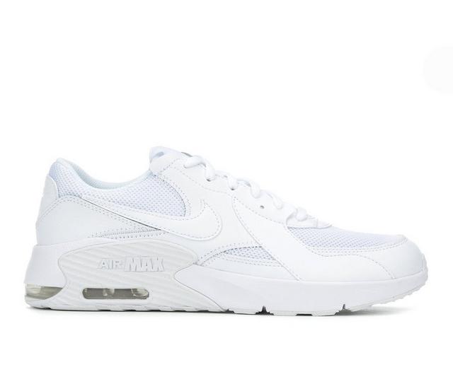 Girls' Nike Big Kid Air Max Excee Sneakers in Wht/Wht/Wht color