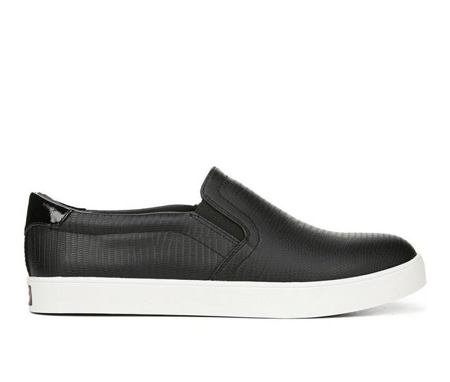 Women's Dr. Scholls Madison Slip-On Sneakers in Black Larsen color