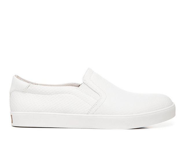 Women's Dr. Scholls Madison Slip-On Sneakers in White Snake color