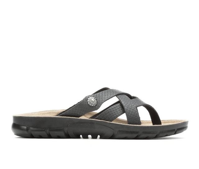Women's Cliffs by White Mountain Banksy Sandals in Black color