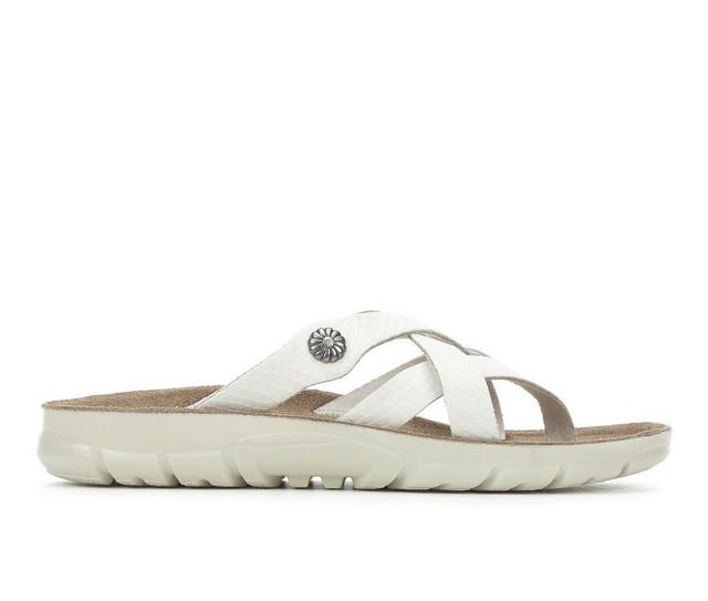 Women's Cliffs by White Mountain Banksy Sandals in White color