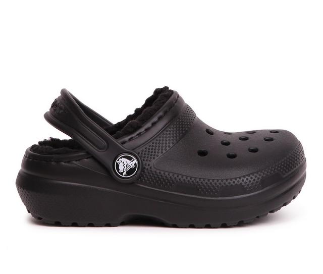 Kids' Crocs Little Kid & Big Kid Classic Lined Clogs in Black 2 color