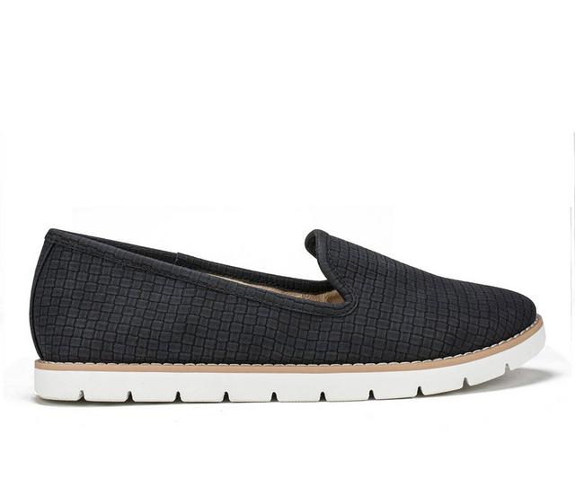 Women's White Mountain Denny Slip-On Shoes in Black color