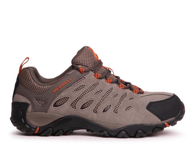 Men's Merrell Crosslander II Hiking Shoes in Boulder Apricot color