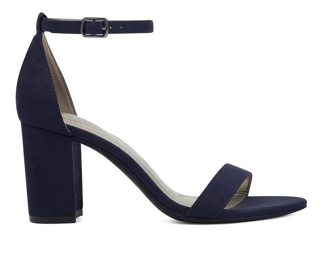 Women's Bandolino Armory Dress Sandals in Navy color