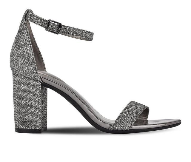 Women's Bandolino Armory Dress Sandals in Gunmetal Glam color