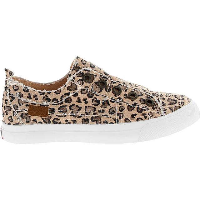 Girls' Blowfish Malibu Little Kid & Big Kid Play Slip-On Sneakers in LEOPARD color