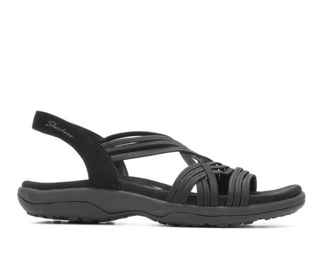 Women's Skechers Reggae Slim 163023 Outdoor Sandals in Black color