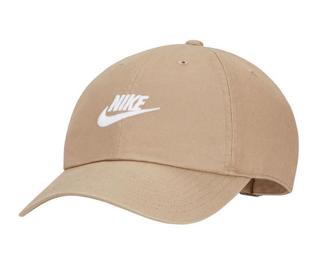 Nike US Futura Washed Baseball Cap in Khaki/White color