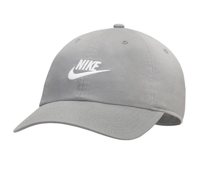 Nike US Futura Washed Baseball Cap in M Grey/Wht color