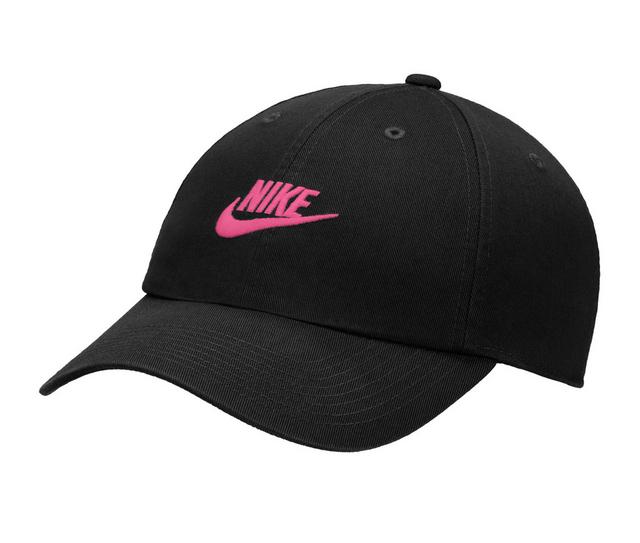Nike US Futura Washed Baseball Cap in Black/Pink M/L color