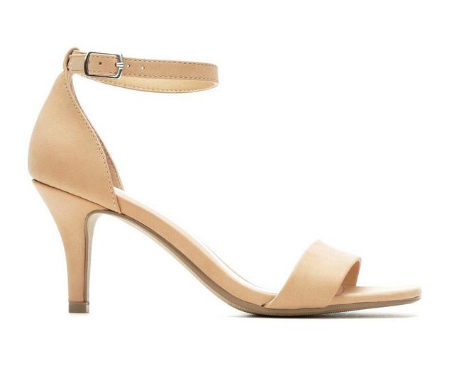 Women's Solanz Hallie Dress Sandals in Dk Nude Palm color