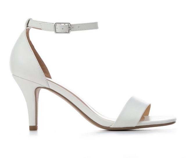 Women's Solanz Hallie Dress Sandals in White color