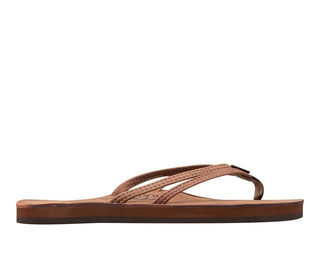 Women's Rainbow Sandals Sandpiper Flip-Flops in Nogales Wood color