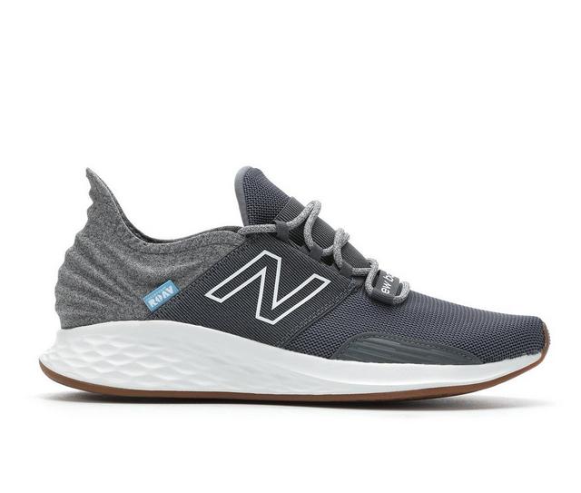 Men's New Balance Roav Sneakers in Lead/Black color