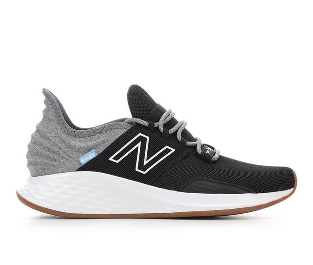 Men's New Balance Roav Sneakers in Black/Grey/Gum color