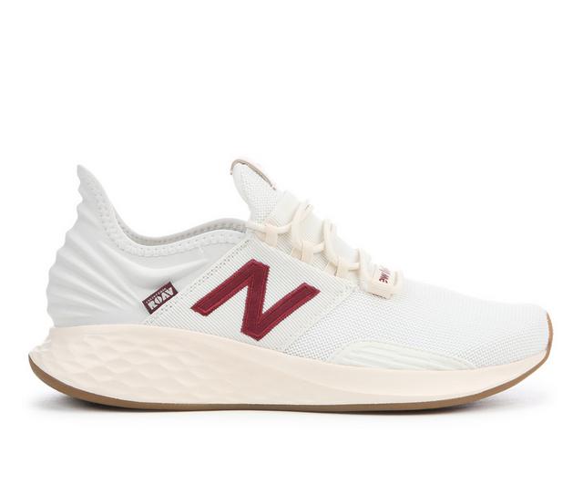 Men's New Balance Roav Sneakers in Sea Salt/Burg color