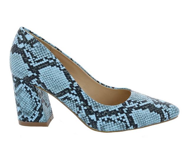 Women's Penny Loves Kenny Venus Pumps in Turquoise color