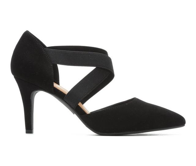 Women's Solanz Neal Pumps in Black Nubuck color