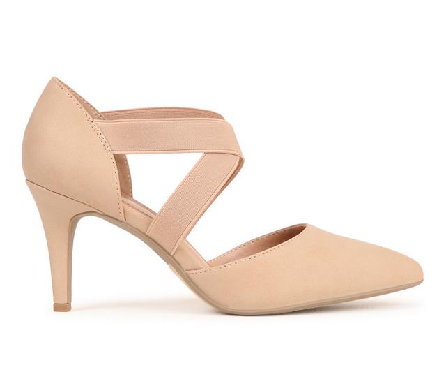 Women's Solanz Neal Pumps in Dk Nude Palm color