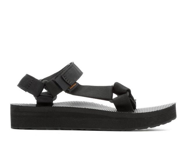 Women's Teva Midform Universal Outdoor Sandals in Black color